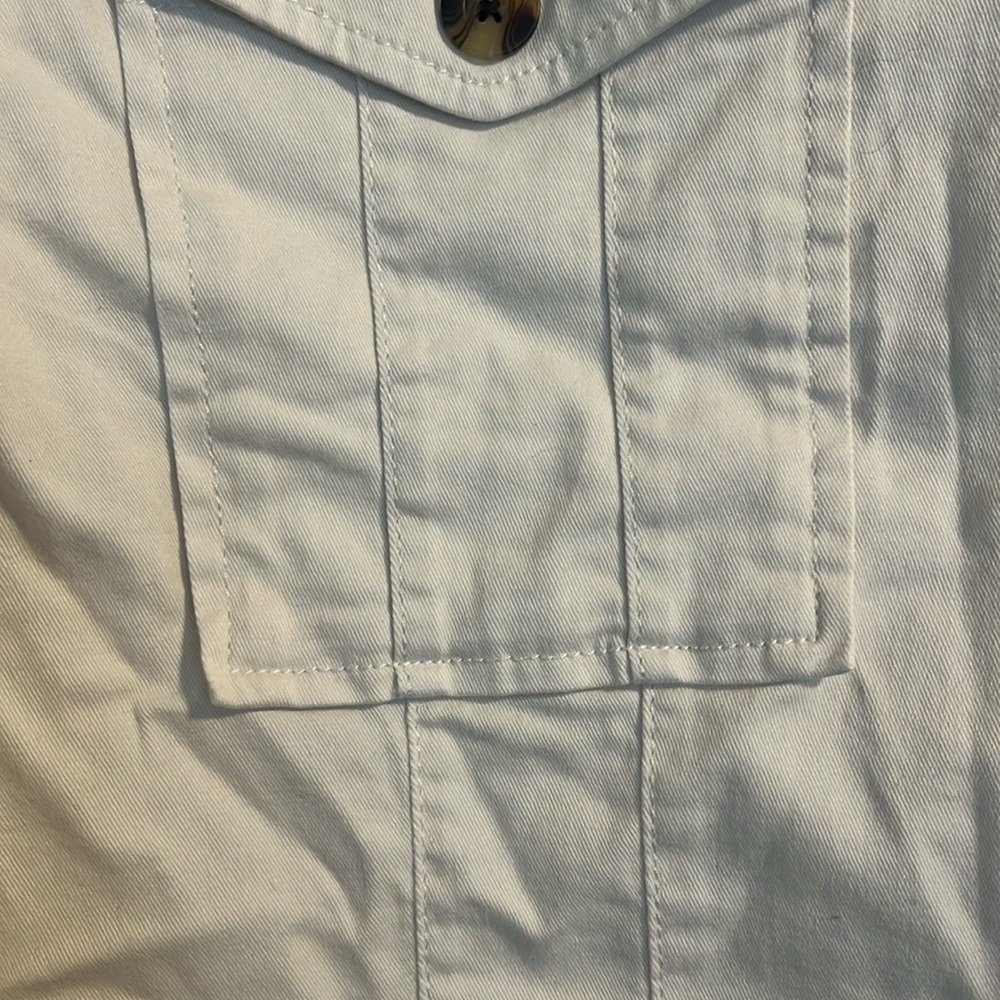 Cream Button-Up Jacket - Picture 4 of 4